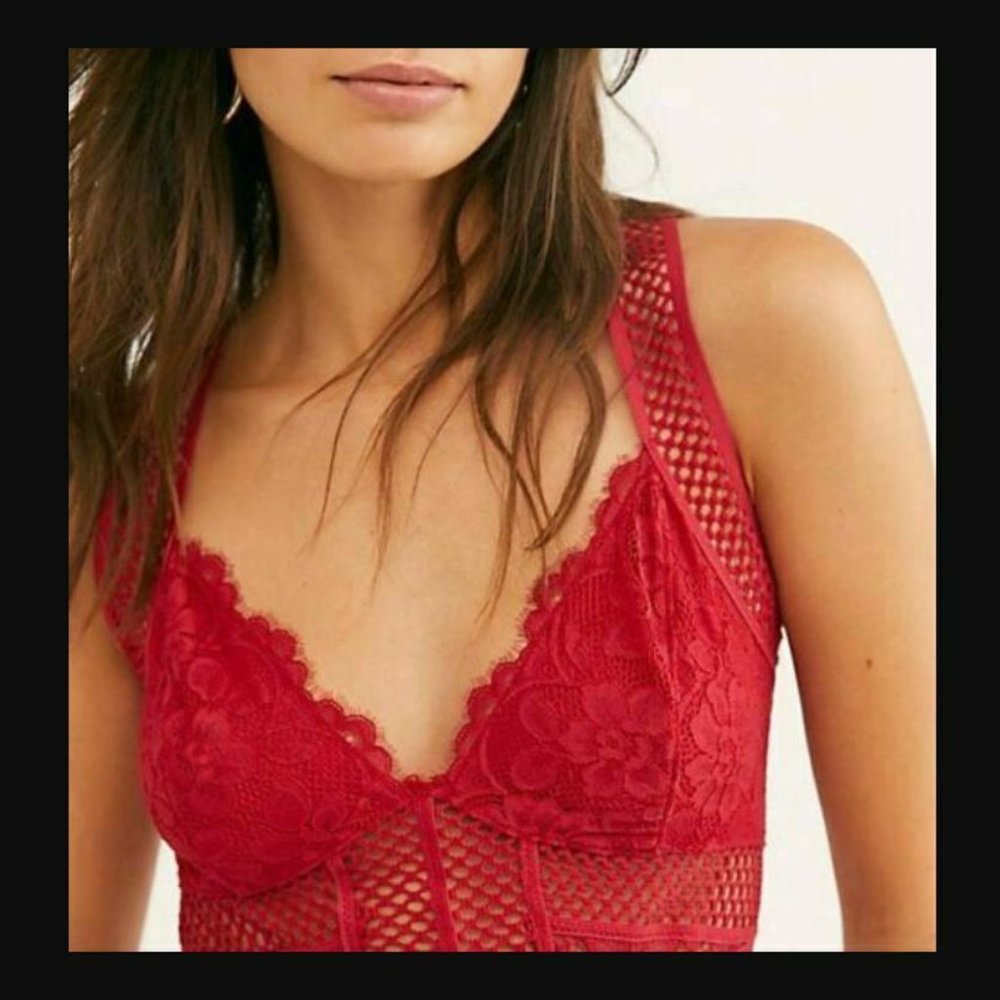 Free People Sitting Pretty Red Brami- Apple Valley - Picture 16 of 16